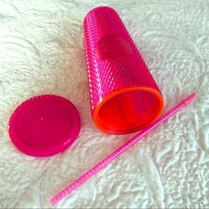 NWT Starbucks PINK Textured Tumbler - Venti Size